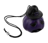 Gatuida Halloween Pumpkin Shape Death Whistle Realistic Human Screams Loud Sound for Pranks and Costumes Portable Spooky Noise Maker Purple