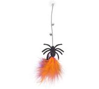 Gatuida Halloween Spider Sticky Cat Interactive Hanging Door Plaything for Kittens Small Compact Household Cat Teaser for Indoor Fun and Scratching