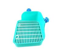 Gatuida Hamster Potty Trainer Rabbits Bunny Accessories Rabbit Potty Corner Small Little Bunny Potty Guinea Pig Poop Tray Ferret Potty Trainer Lacework Potty Trainer Green