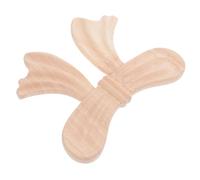 Gatuida Hand Carved Wooden Bow Appliques European Style Decorative Onlays for Furniture and Wall Decor Unpainted Raised Relief Wood Carved Onlay for Cupboard Dresser Wardrobe DIY