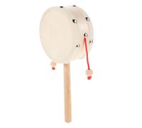 Gatuida Hand Drum Sheepskin Percussion Instrument Ergonomic Design Musical for Early Education and Cognitive Growth Inspired by Orff Methods