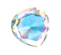 Gatuida Hand Holding Decorative Love Heart Diamond Manicure Display Prop with Crystal Material and Unique Style for Office or Desktop Decoration, 8cm Shining Brightly Hand-model Display