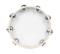 Gatuida Handheld Tambourine Drum with Peace Dove Pattern Double-layer Design Easy to Play Wooden and Pet Percussion Instrument for Kids Dance Props