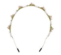 Gatuida Handmade Bridal Headwear Lightweight Metal Resin Pearl Flower Headband Sweet Stylish Hair Accessories for Women Wedding Party Comfort