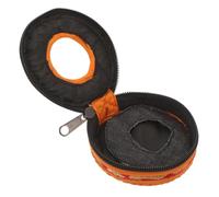 Gatuida Handmade Embroidered Finger Cymbals Bell Holder Pouch with Fine Workmanship, Cloth Material, Delicate Design, for Friends Learning Finger Cymbals Bell, Portable Zipper Pouch