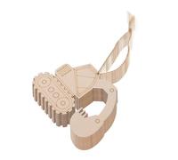 Gatuida Hanging Wooden Excavator Slices for DIY Crafts Unfinished Wood Chips with Fine Workmanship Safe Smooth Surface for and Handmade Art Projects