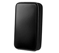 Gatuida Hard Shell CD Case Capacity Tear Resistant Cloth DVD Storage Organizer Compact CD Wallet for Music Disc Protection
