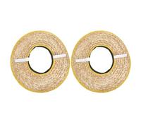 Gatuida Hard Sites Random for Work and Construction Environments 2pcs Hat Sun Shade Visor with Ventilated Structure, Sun Color Workers
