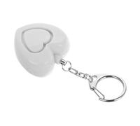 Gatuida Heart Shaped Personal Safety Alarm Keychain with Loud Sos Sound and LED Light Portable Emergency Security Device for Reusable Battery Operated Tool