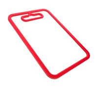 Gatuida Heat Resistant Tempered Glass Cutting Board with Non-Skid Silicone Edge Double-Sided Transparent Food Prep Surface Scratch-Resistant Kitchen Worktop Saver