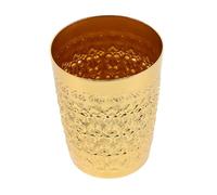 Gatuida Heat Retaining Stackable Metal Mugs for Coffee Shops Insulated Portable Metal Cups for Milk Juice Beer Easy Clean Traditional Thai Style for Wedding Camping Hiking Everyday Use