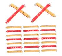 Gatuida Heatless Curling Rods Curling Tools 24pcs Plastic Hair Rollers Easy to Use with Even Heat Distribution for Long Hair DIY Home Salon Use