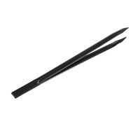 Gatuida Heavy Duty Black Iron Soldering Tweezers with Sharp Pointed Tips Extended Reach for Precision Jewelry Making and Ring Welding Anti-Glare Black Coating for Micro Work in Laboratory