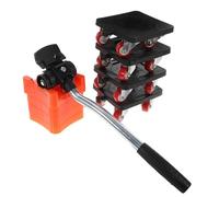 Gatuida Heavy Duty Furniture Lifter and Moving Sliders with Wear-resistant Rollers for Wooden Concrete Marble Tile Floors Appliance Mover Tool for Beds Sofas Cabinets Refrigerators Washing