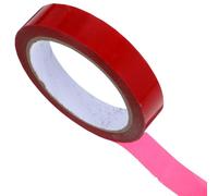 Gatuida Heavy Duty Packing Tape Red with Robust Adhesion and Versatile Use, Tamper Evident Void Tape for Packaging and Storage, Pet Material with Dispenser Included