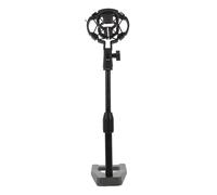 Gatuida Heavy Duty Tabletop Mic Stand Weighted Base Adjustable Height Desktop Microphone Stand Shock Mount for Studio Recording and Live Streaming