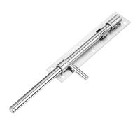 Gatuida Heavy Duty Thickened Stainless Steel Door Bolt Latch Extended Surface Mounted Cane Bolt for Gates and Iron Doors Resistant Security Bar Suitable for Indoor and Outdoor Use
