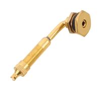 Gatuida Heavy Duty Tire Nozzle Valve Extender Tire Valve Stem Extension Adaptor Car Accessories Golden Copper
