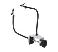 Gatuida Helping Hands Soldering Table Clamp with Nonslip Base and Flexible Arms for PCB Electronic Board and Soldering Iron Lightweight Aluminum Alloy Fixture for Jewelry Repair Work