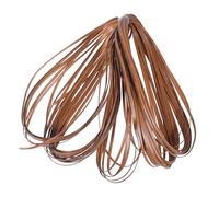 Gatuida High Strength PE Plastic Rattan Weaving Material Wood Grain Effect Grey for DIY Basket Chair Sofa Repair and Rattan Furniture Crafting