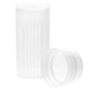 Gatuida Holds 5 Pcs Microscope Slides Portable Plastic Slide Staining Holder White Coplin Jar for Laboratory Use Washing and Field Use