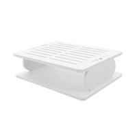 Gatuida Hotel Cards Holder Desk Organizer Stand Transparent Plastic Display Rack for Front Desk Business Card Office Use