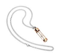 Gatuida Hourglass Vial Urn Necklace for Ashes Rose Gold Cremation Memorial Pendant with Chain Unique Keepsake Jewelry for Remembering Loved Ones for Women