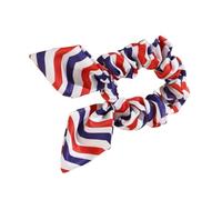 Gatuida Independence Day Hair Scrunchies Striped Cloth Elastic Hair Bands for Women Ponytail Holders with Elasticity Wrist Wearable for Various Occasions