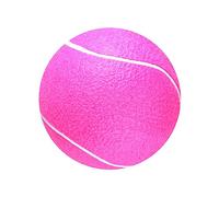 Gatuida Inflatable Giant Tennis Ball for Soft Pink Flannel Surface Rubber Material Educational Outdoor for Parent Interaction and Indoor Play