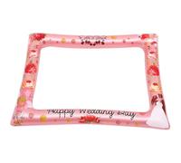 Gatuida Inflatable Pvc Wedding Party Photo Booth Frame Prop Lightweight and Easy to Use Handheld Photo Frame for Wedding Party and New Year