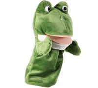Gatuida Interactive Animal Hand Puppet Plush Frog Puppet Movable Mouth Early Education Parent-storytelling Boys