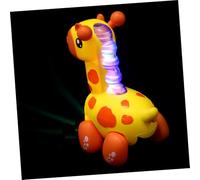 Gatuida Interactive Electric Giraffe for Musical Enlightenment Pull Along with Crawling Feature Engaging Giraffe Activity for Aged and Up Sparks Creativity Motor Skills Development