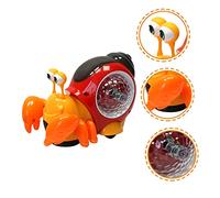 Gatuida Interactive Musical Crab with Rotating Claw and Lighting Walking Aid for Months Encourages Crawling and Hand Eye Coordination Development