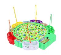 Gatuida Interactive Parent Rotating Fishing Game Colorful Educational Plaything for Hand Eye Coordination Development Portable Lightweight Design Multiplayer Fun Random Color