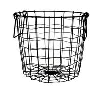 Gatuida Iron Art Handheld Clothes Organizer Basket Sturdy Wire Laundry Hamper with Large Capacity Multipurpose Storage Container for Dirty Clothes Sundries Portable and Design