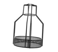 Gatuida Iron Industrial Ceiling Lamp Guard Cage Lampshade for Entrance Corridor Hallway Lighting Black Small Ceiling Light Shade with Frame for Bars Hotels Cafes Restaurants