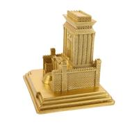 Gatuida Jerusalem Building Sculpture Christian Craft Ornament Decorative Statue for Home Tabletop Fireplace Creative Holy Temple Model for Church Decor and Photography Prop