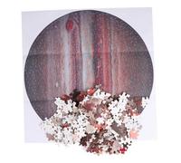 Gatuida Jupiter Jigsaw Puzzle for Stress Relief Decompression Round Planet Brain Teaser for Adults and Family Entertainment