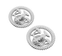 Gatuida Justice Lapel Pins Enhancing Professional Image 2pcs Silver Alloy Lawyer Pins with Scale of Justice Design for Lawyer and Graduation for Formal Attire and Courtrooms