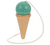 Gatuida Kendama for Hand Eye Coordination Wear Resistant Skill Game for All Ages Sturdy Construction with Fixed Ball for Childrens Development and Group Fun