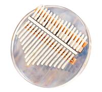 Gatuida Key Acrylic Thumb Piano with Tuner Hammer Durable Transparent Kalimba for Adults Smooth Playing Experience Musical Beginners