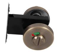 Gatuida Keyless Stainless Steel Restroom Privacy Indicator Lock with Vacant Occupied Sign for Commercial Spaces and Public Restrooms, Enhanced Security Bathroom Door Lock