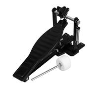 Gatuida Kick Pedal for Drum Kit Black Aluminium Alloy with Smooth Operation and Lightweight Design Drum Accessory for Beginners and Professional Drummers Featuring Replacement
