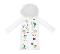 Gatuida Kids Doctor Coat: Scientist Costume - White Lab Coat Doctor Career Dress Up Outfit with Wig for Halloween Role-Playing