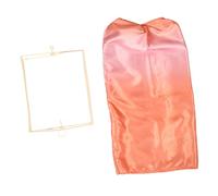 Gatuida Korean Style Rectangular Fabric Lanterns Hanging Lampshade for Indoor Outdoor Use for Restaurants Weddings and Festive Decor