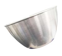 Gatuida L Stainless Steel Mixing Bowl, Silver Stackable Kitchen Bowl | Portable, Lightweight Build, Delicate Appearance, Indoor and Outdoor Use, Food Prep and Serving
