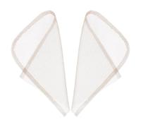 Gatuida Lace Wig Closure 2pcs Wig Frontal Lace Net Breathable Hair Mesh for Human Hair Full Styles and Easy to Create Your Own Lace Wigs