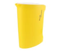 Gatuida Large Capacity 2200ml Water Pitcher with Lid Yellow Cold Water Jug for Summer Beverage Serving at Home Lightweight with Handle