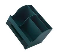 Gatuida Large Capacity Cosmetic Storage Box Organizer with Drawers for Makeup Skincare and Brush Storage Space-saving Cosmetic Case in Graphite Green Bathroom Makeup Organizer for