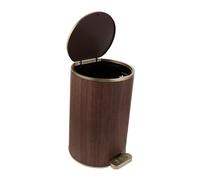 Gatuida Large Capacity Trash Can with Dual Opening Lid Round Plastic Garbage Bin for Kitchen Bedroom Bathroom Sealed Lid for Odor Control Convenient Waste Sorting Pedal Wastebasket